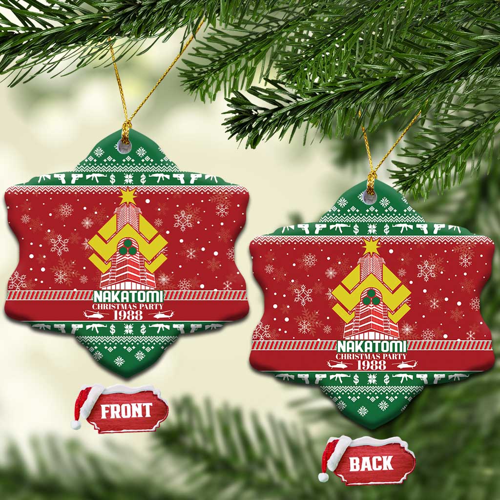 Nakatomi Christmas Party 1988 Ceramic Ornament Christmas Funny - Wonder Print Shop