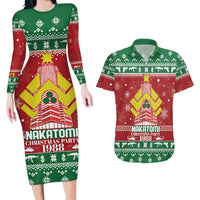 Nakatomi Christmas Party 1988 Couples Matching Long Sleeve Bodycon Dress and Hawaiian Shirt Christmas Funny - Wonder Print Shop