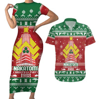 Nakatomi Christmas Party 1988 Couples Matching Short Sleeve Bodycon Dress and Hawaiian Shirt Christmas Funny - Wonder Print Shop