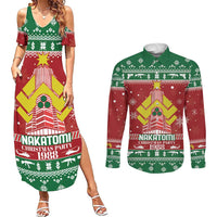 Nakatomi Christmas Party 1988 Couples Matching Summer Maxi Dress and Long Sleeve Button Shirt Christmas Funny - Wonder Print Shop