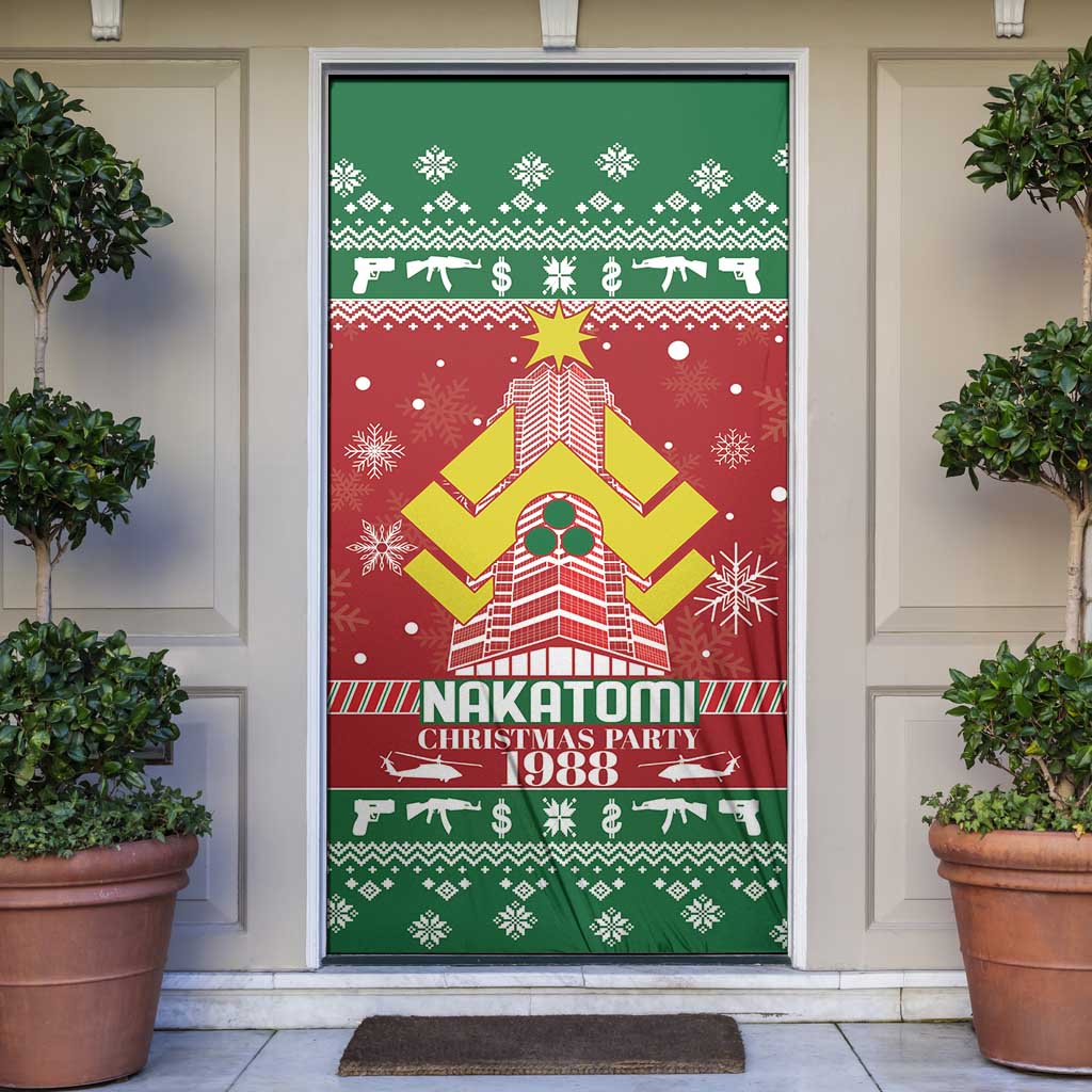 Nakatomi Christmas Party 1988 Door Cover Christmas Funny - Wonder Print Shop