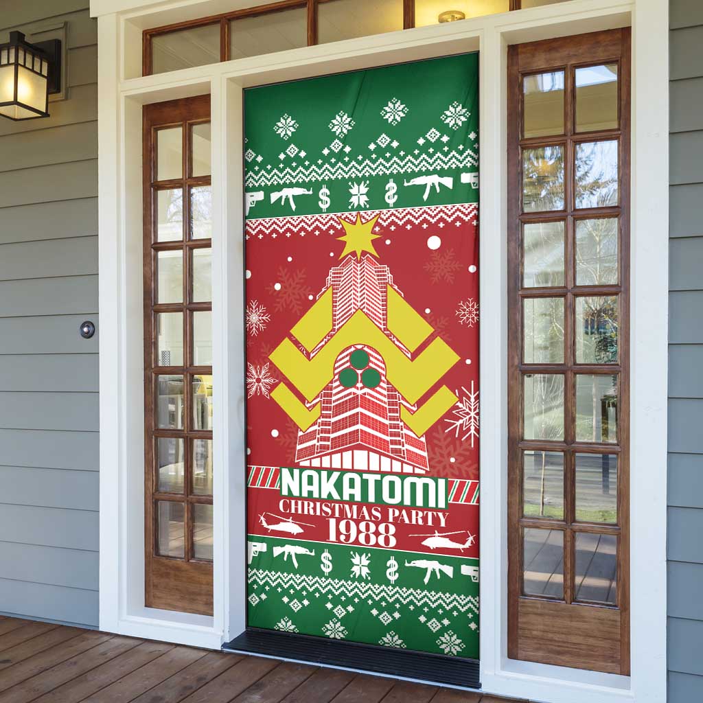 Nakatomi Christmas Party 1988 Door Cover Christmas Funny - Wonder Print Shop