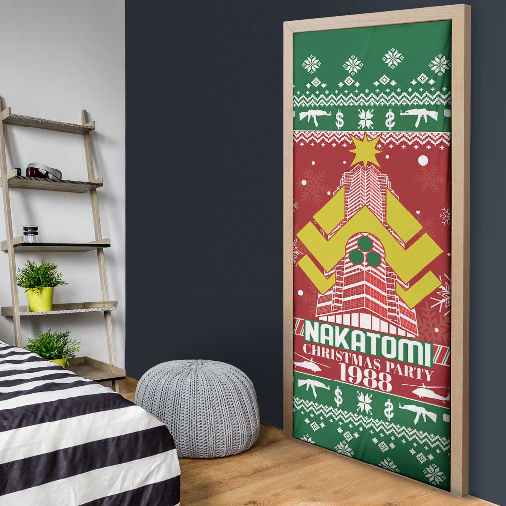 Nakatomi Christmas Party 1988 Door Cover Christmas Funny - Wonder Print Shop