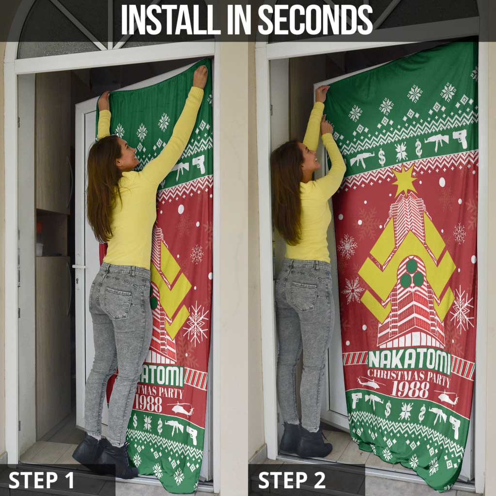 Nakatomi Christmas Party 1988 Door Cover Christmas Funny - Wonder Print Shop