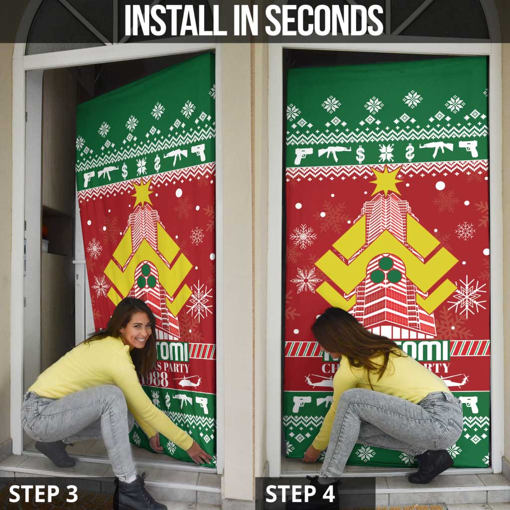 Nakatomi Christmas Party 1988 Door Cover Christmas Funny - Wonder Print Shop