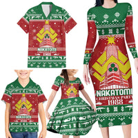 Nakatomi Christmas Party 1988 Family Matching Long Sleeve Bodycon Dress and Hawaiian Shirt Christmas Funny - Wonder Print Shop