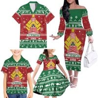 Nakatomi Christmas Party 1988 Family Matching Off The Shoulder Long Sleeve Dress and Hawaiian Shirt Christmas Funny - Wonder Print Shop