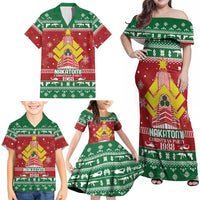 Nakatomi Christmas Party 1988 Family Matching Off Shoulder Maxi Dress and Hawaiian Shirt Christmas Funny - Wonder Print Shop