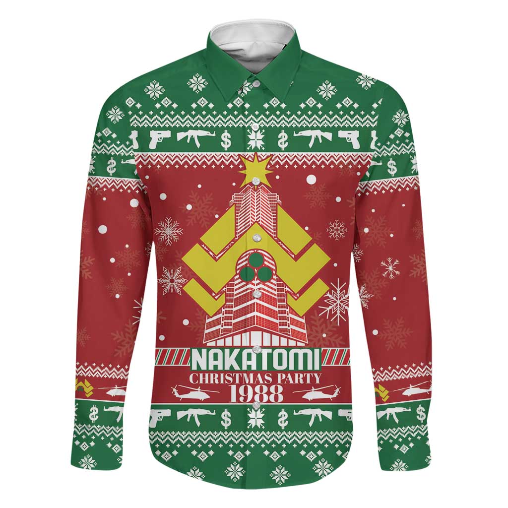 Nakatomi Christmas Party 1988 Family Matching Summer Maxi Dress and Hawaiian Shirt Christmas Funny - Wonder Print Shop