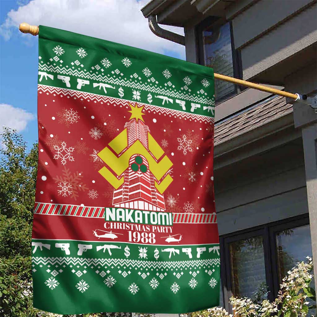 Nakatomi Christmas Party 1988 Garden Flag Christmas Funny - Wonder Print Shop