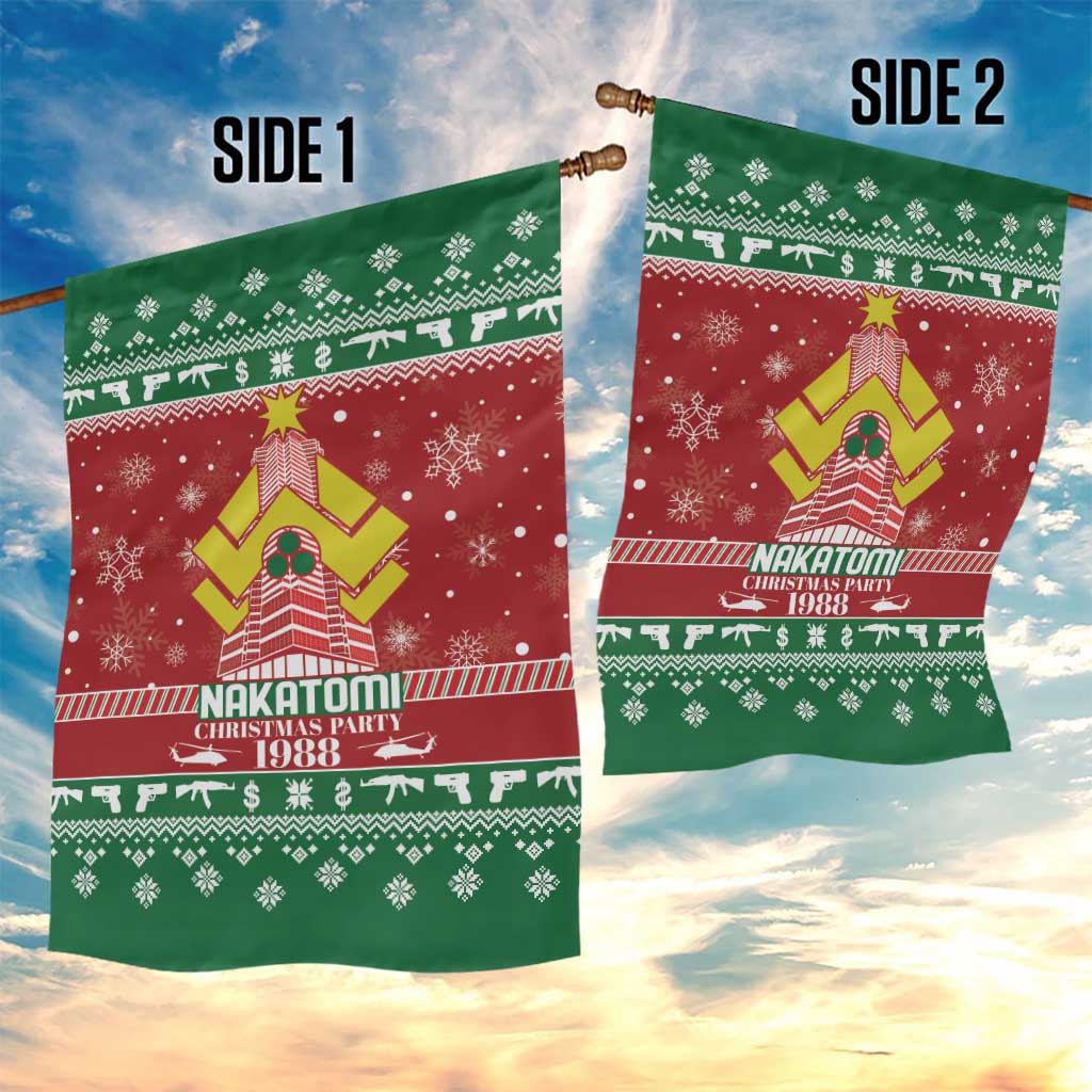 Nakatomi Christmas Party 1988 Garden Flag Christmas Funny - Wonder Print Shop