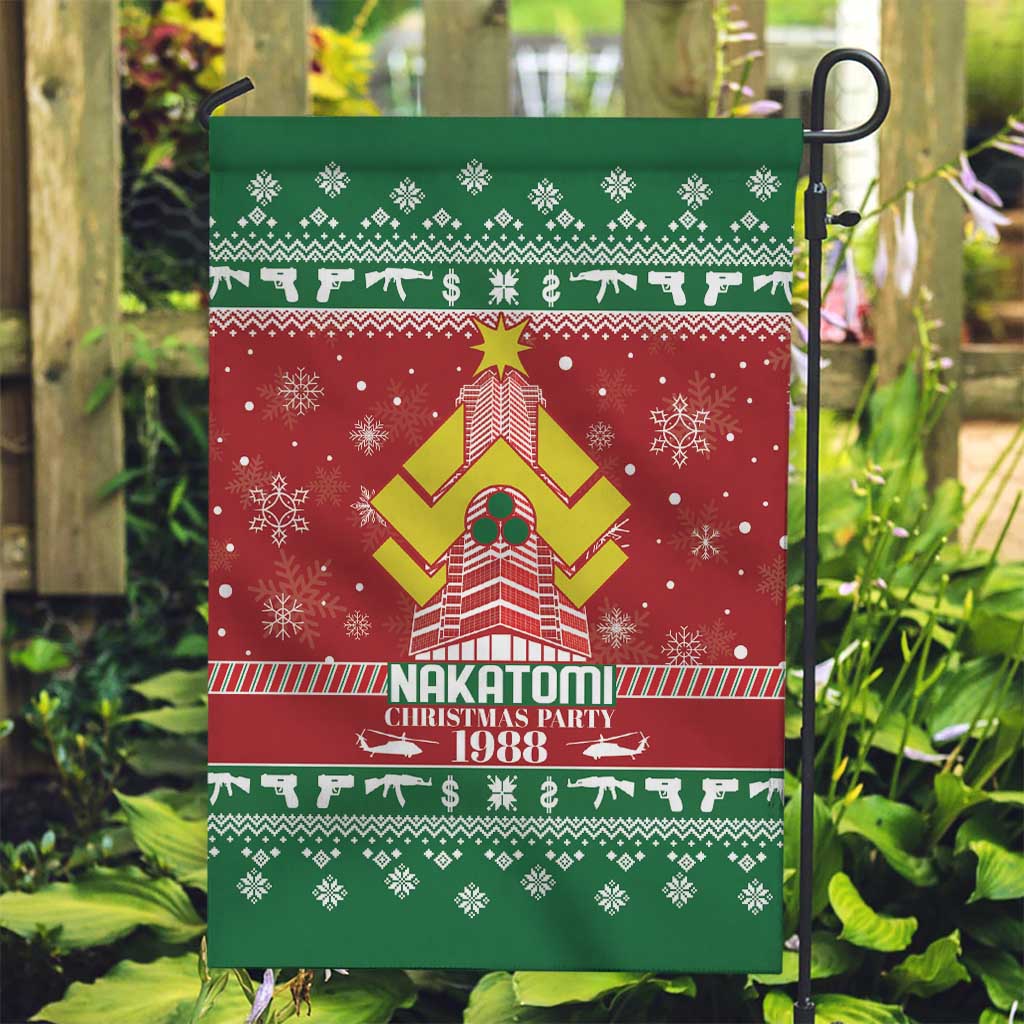 Nakatomi Christmas Party 1988 Garden Flag Christmas Funny - Wonder Print Shop