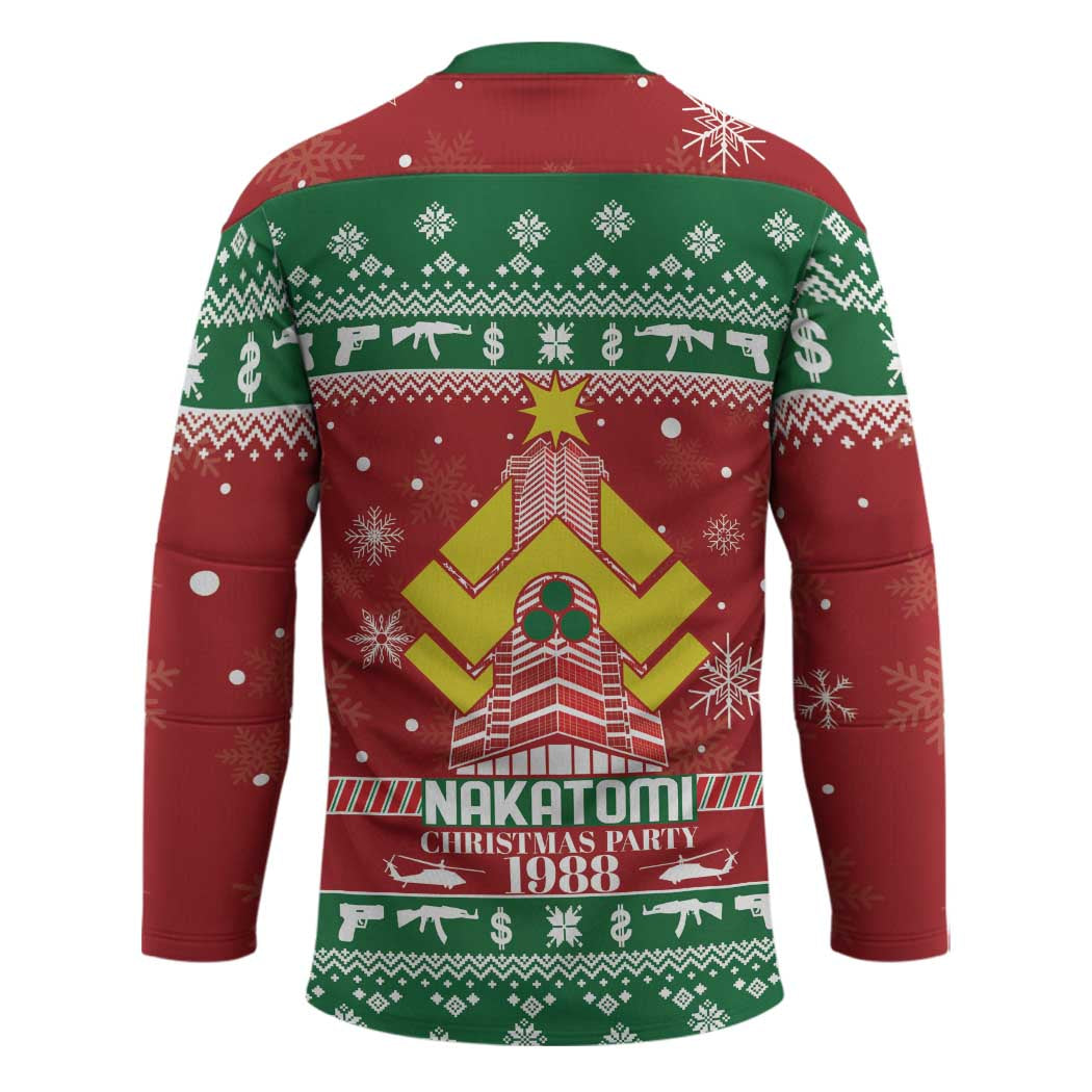 Nakatomi Christmas Party 1988 Hockey Jersey Christmas Funny - Wonder Print Shop