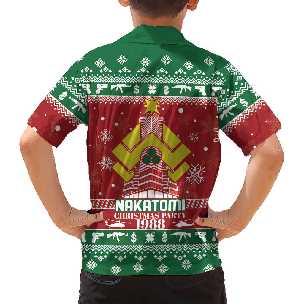 Nakatomi Christmas Party 1988 Kid Hawaiian Shirt Christmas Funny - Wonder Print Shop