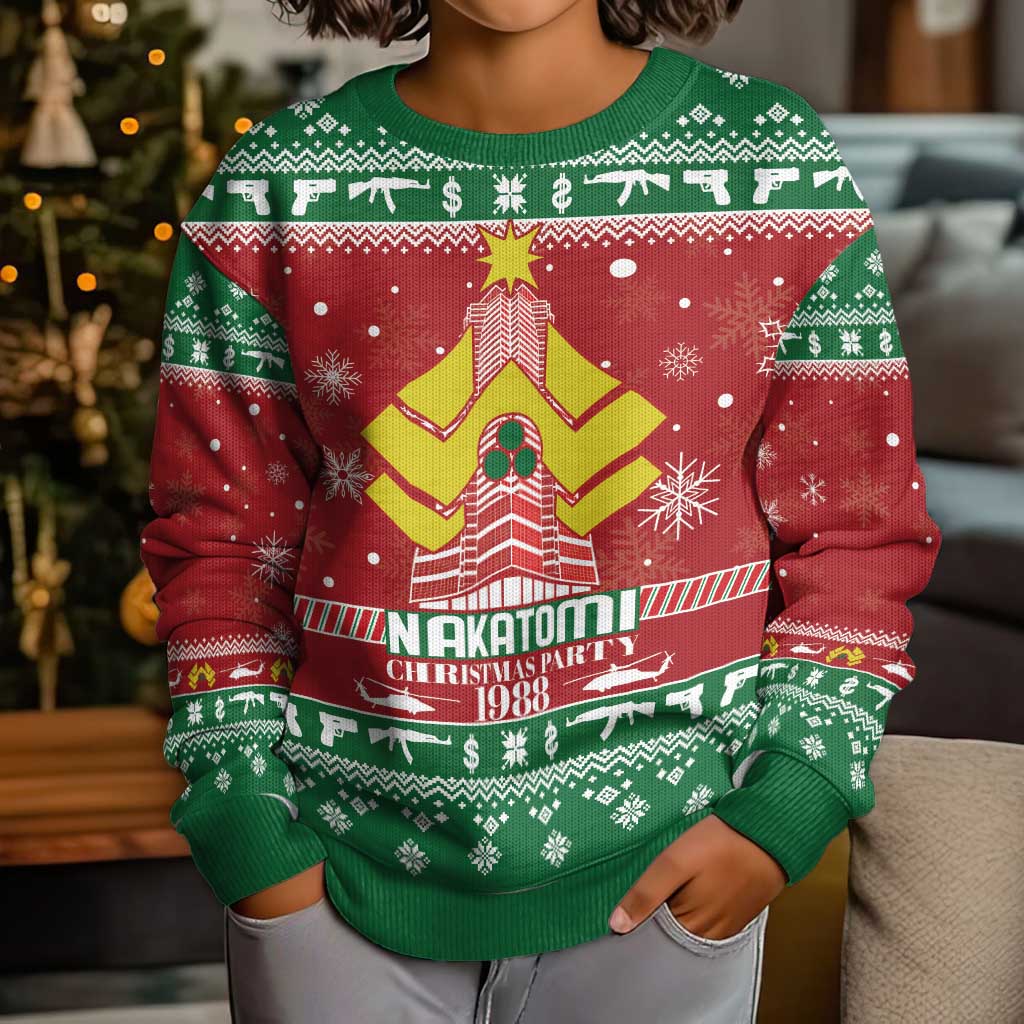 Nakatomi Christmas Party 1988 Kid Ugly Christmas Sweater Christmas Funny - Wonder Print Shop
