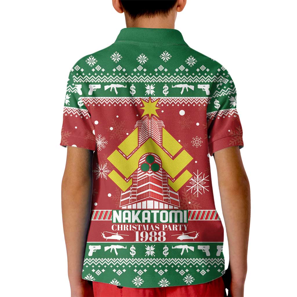 Nakatomi Christmas Party 1988 Kid Polo Shirt Christmas Funny - Wonder Print Shop