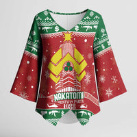 Nakatomi Christmas Party 1988 Kimono Sleeve Blouse Christmas Funny - Wonder Print Shop