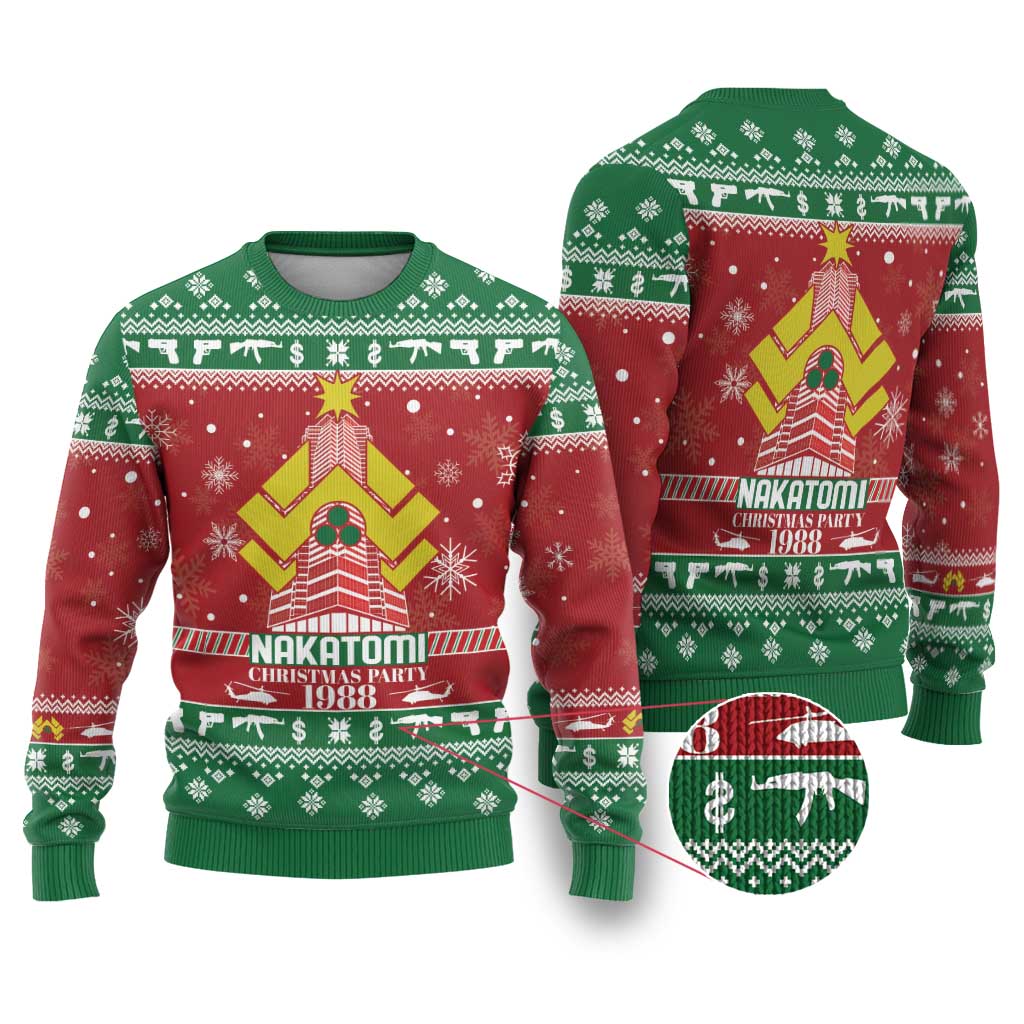 Nakatomi Christmas Party 1988 Ugly Christmas Sweater Christmas Funny - Wonder Print Shop