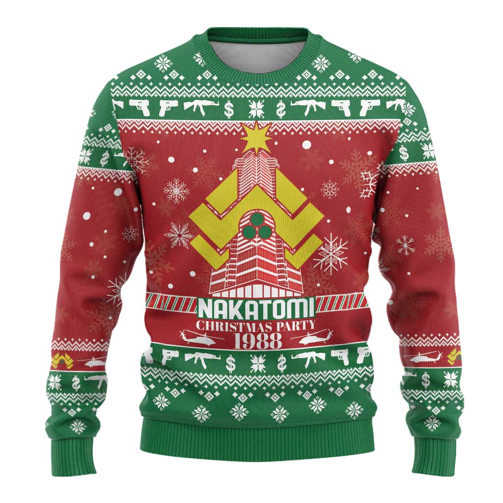 Nakatomi Christmas Party 1988 Ugly Christmas Sweater Christmas Funny - Wonder Print Shop
