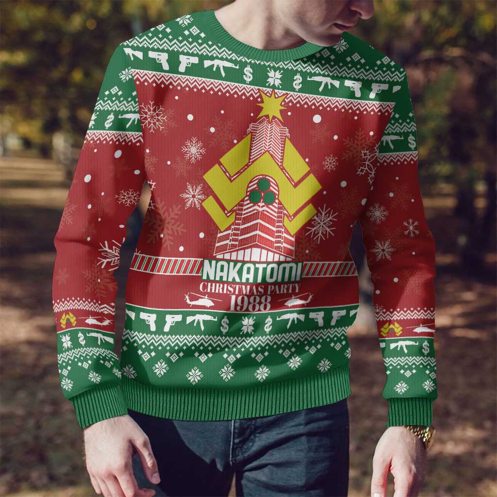 Nakatomi Christmas Party 1988 Ugly Christmas Sweater Christmas Funny - Wonder Print Shop
