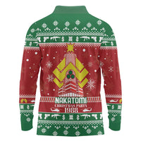 Nakatomi Christmas Party 1988 Long Sleeve Polo Shirt Christmas Funny - Wonder Print Shop