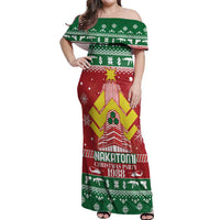 Nakatomi Christmas Party 1988 Off Shoulder Maxi Dress Christmas Funny - Wonder Print Shop