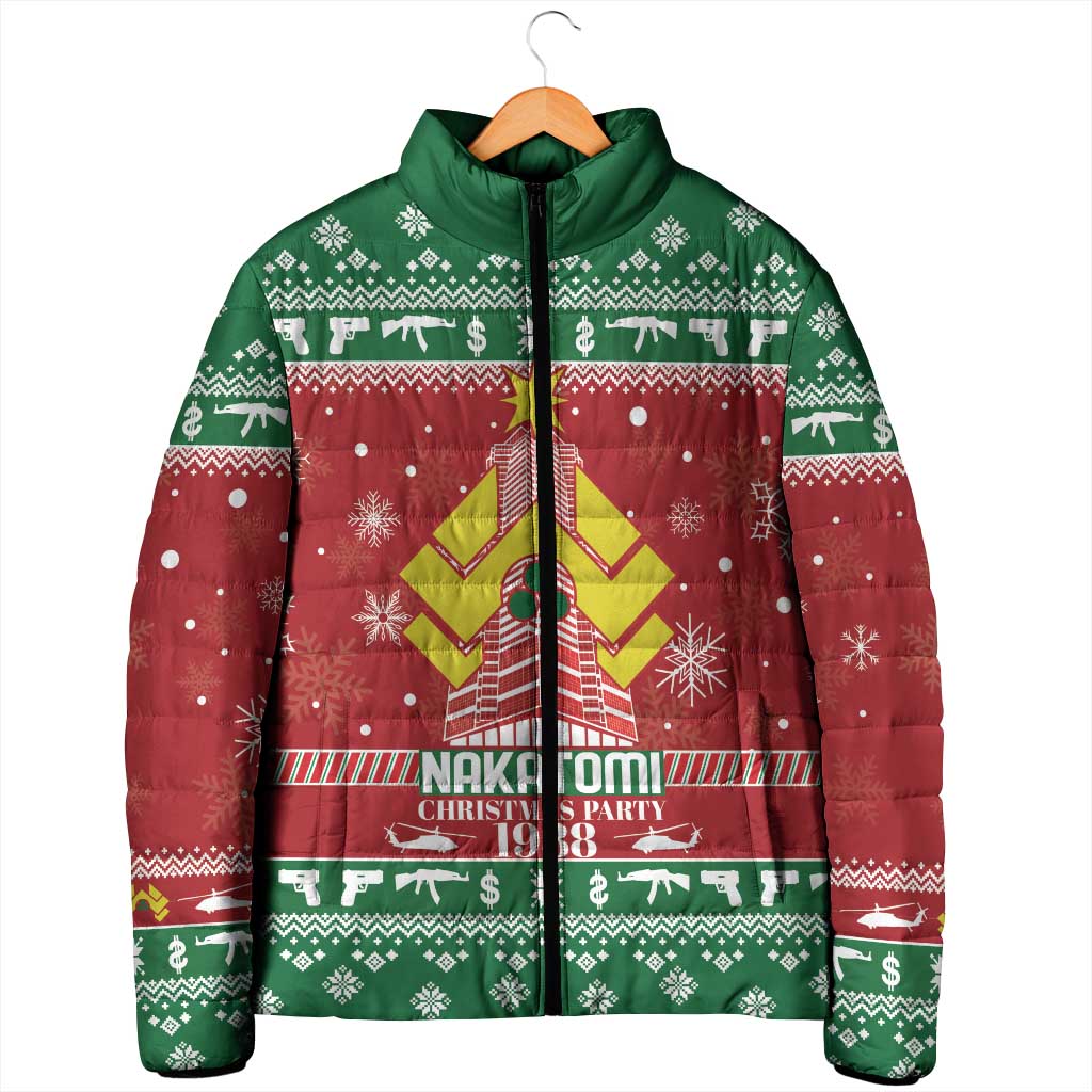 Nakatomi Christmas Party 1988 Padded Jacket Christmas Funny - Wonder Print Shop