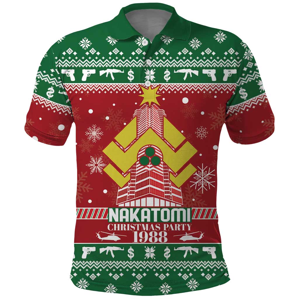 Nakatomi Christmas Party 1988 Polo Shirt Christmas Funny - Wonder Print Shop