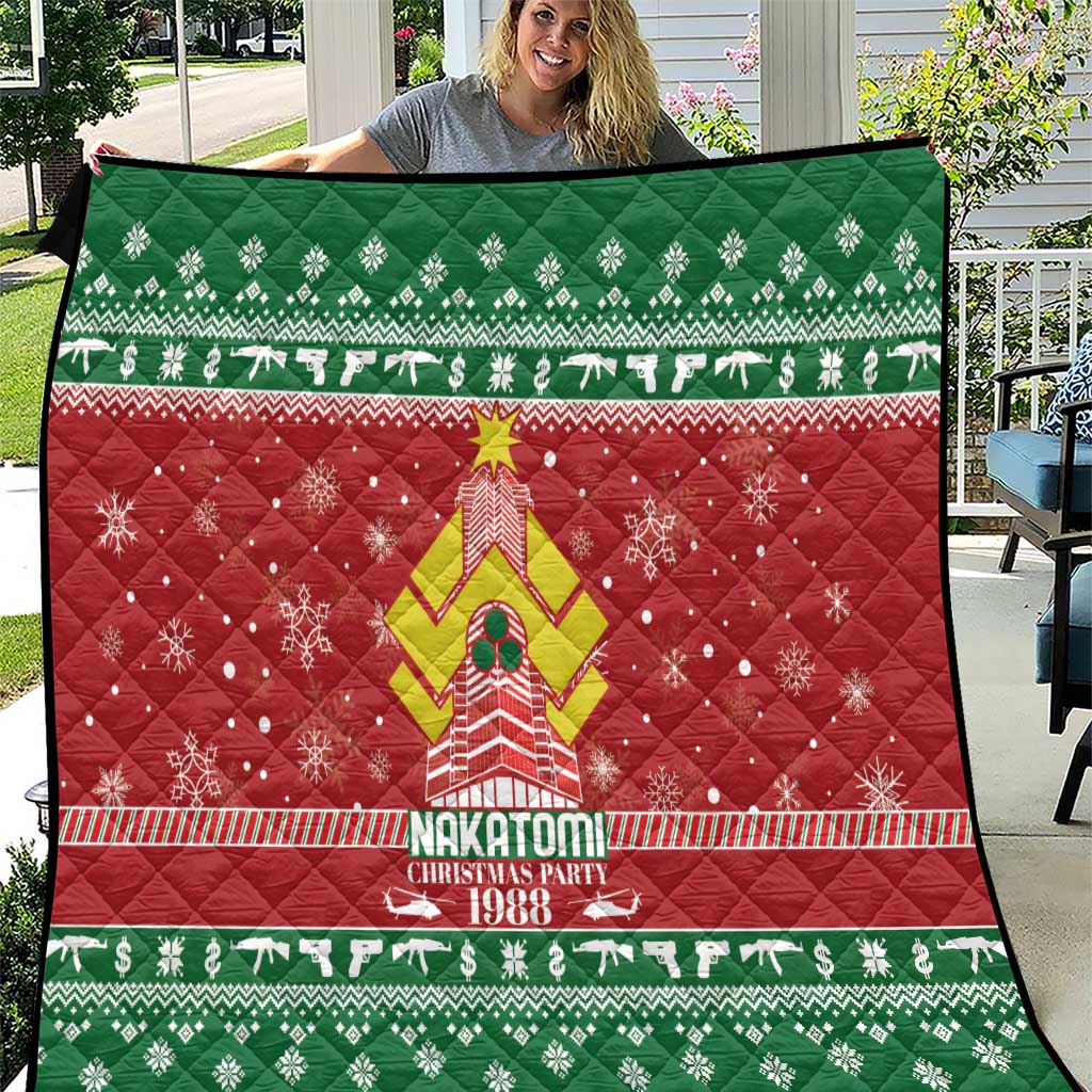 Nakatomi Christmas Party 1988 Quilt Christmas Funny - Wonder Print Shop