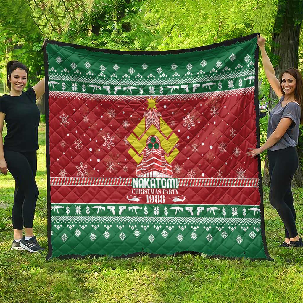 Nakatomi Christmas Party 1988 Quilt Christmas Funny - Wonder Print Shop