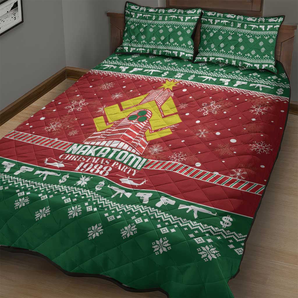 Nakatomi Christmas Party 1988 Quilt Bed Set Christmas Funny - Wonder Print Shop