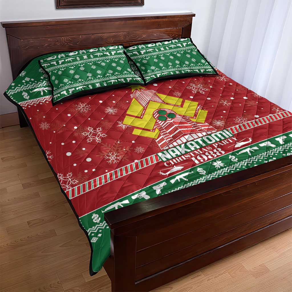 Nakatomi Christmas Party 1988 Quilt Bed Set Christmas Funny - Wonder Print Shop