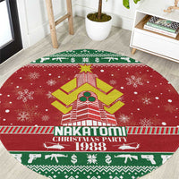 Nakatomi Christmas Party 1988 Round Carpet Christmas Funny - Wonder Print Shop