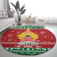 Nakatomi Christmas Party 1988 Round Carpet Christmas Funny - Wonder Print Shop