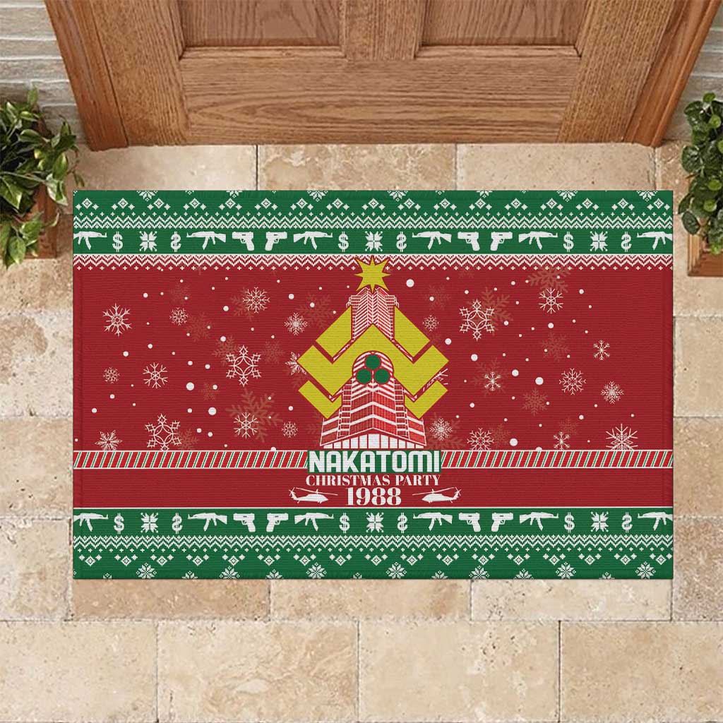 Nakatomi Christmas Party 1988 Rubber Doormat Christmas Funny - Wonder Print Shop