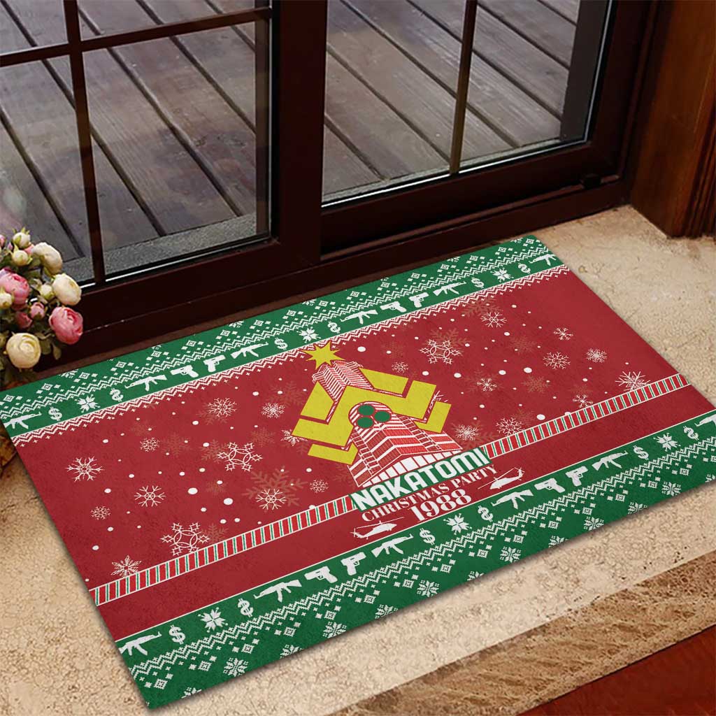 Nakatomi Christmas Party 1988 Rubber Doormat Christmas Funny - Wonder Print Shop