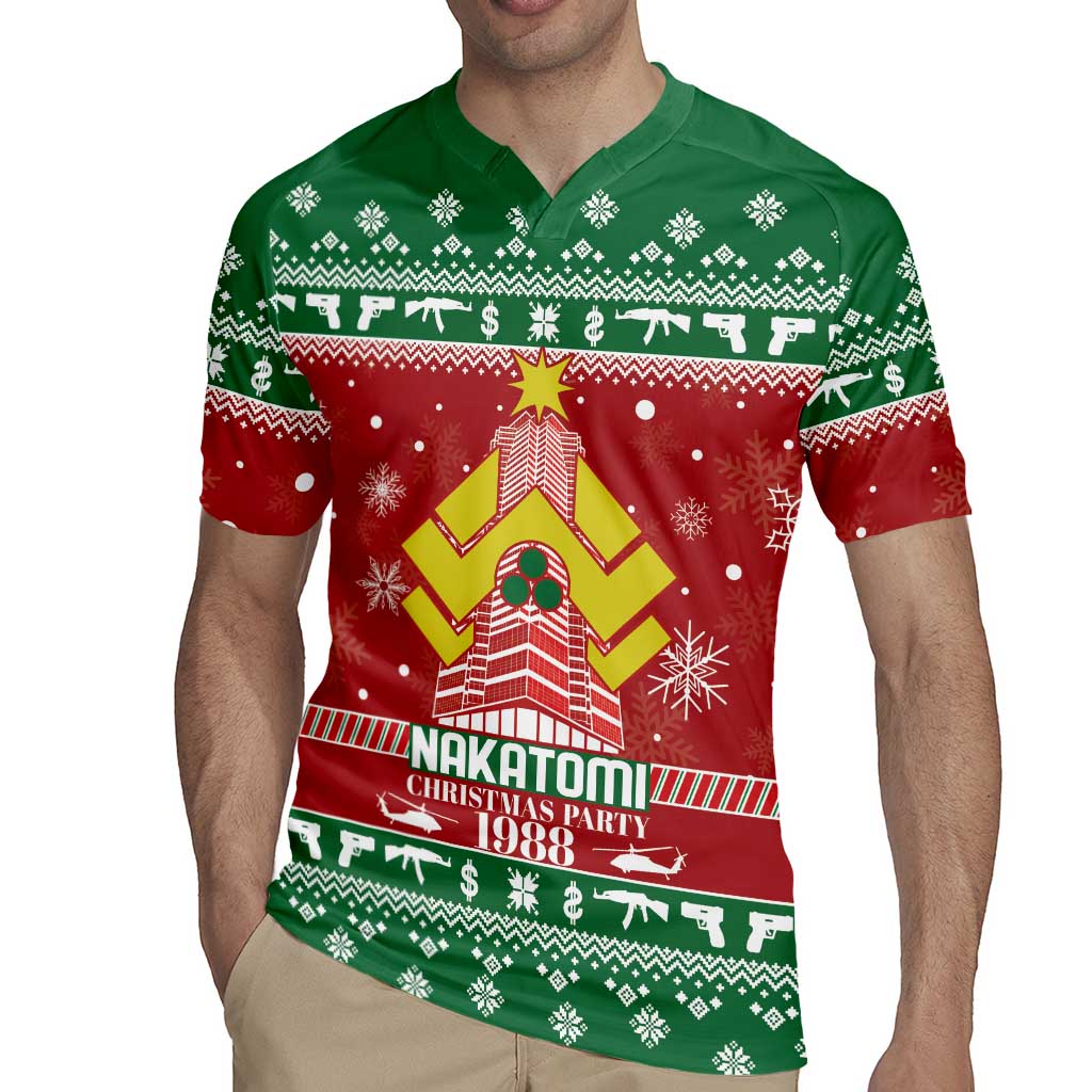 Nakatomi Christmas Party 1988 Rugby Jersey Christmas Funny - Wonder Print Shop