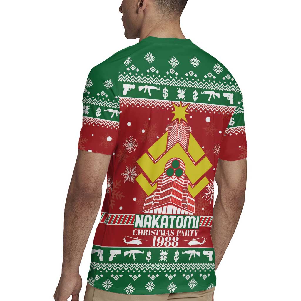 Nakatomi Christmas Party 1988 Rugby Jersey Christmas Funny - Wonder Print Shop