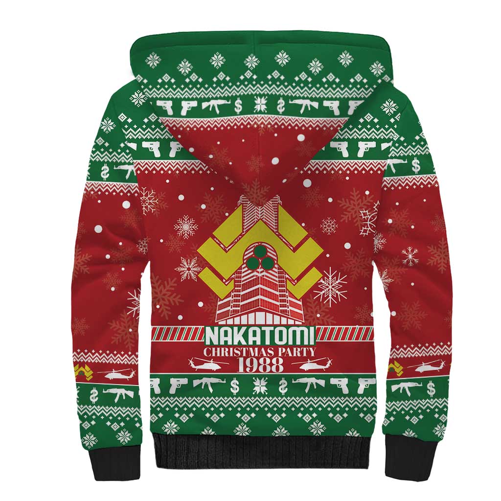 Nakatomi Christmas Party 1988 Sherpa Hoodie Christmas Funny - Wonder Print Shop
