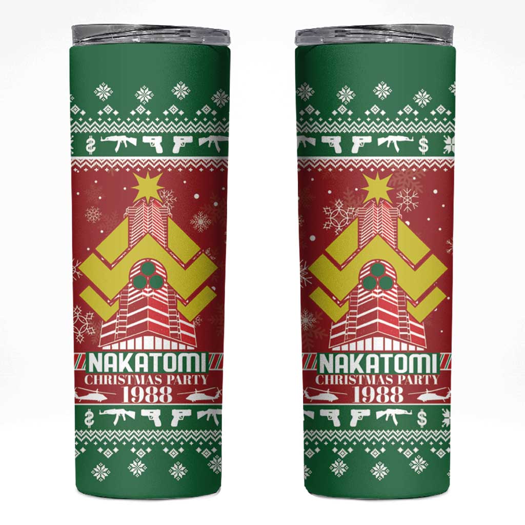 Nakatomi Christmas Party 1988 Skinny Tumbler Christmas Funny - Wonder Print Shop
