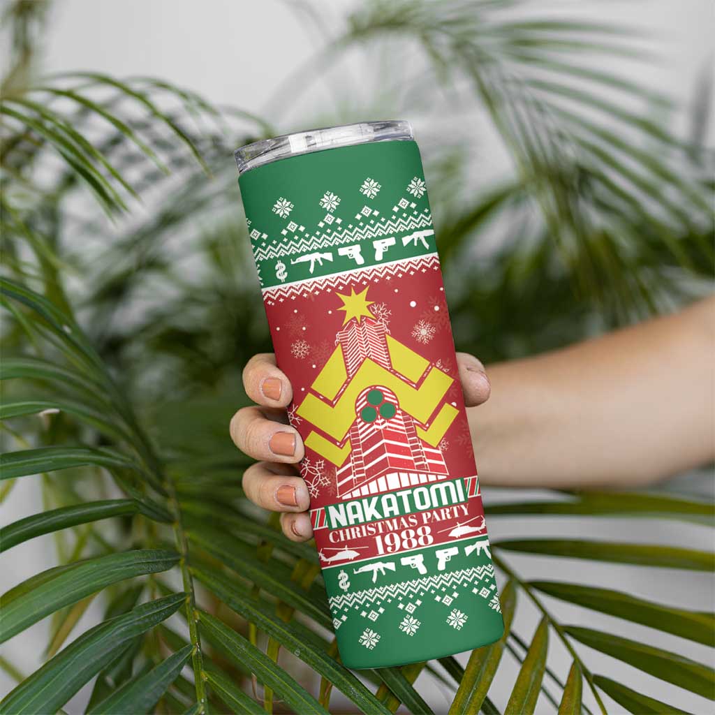 Nakatomi Christmas Party 1988 Skinny Tumbler Christmas Funny - Wonder Print Shop