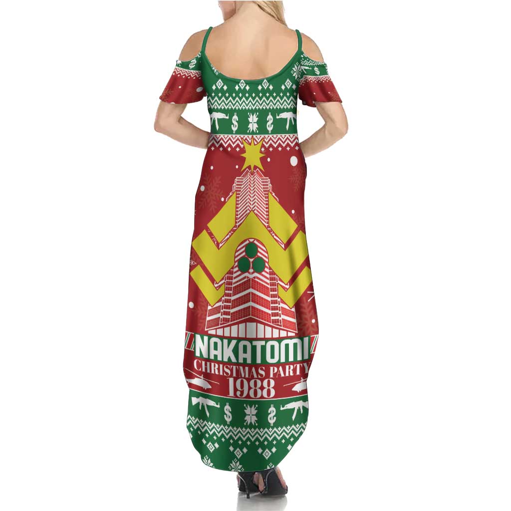 Nakatomi Christmas Party 1988 Summer Maxi Dress Christmas Funny - Wonder Print Shop