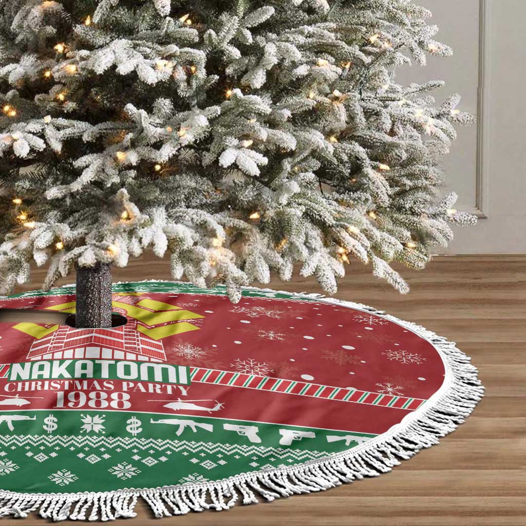 Nakatomi Christmas Party 1988 Tree Skirt Christmas Funny - Wonder Print Shop