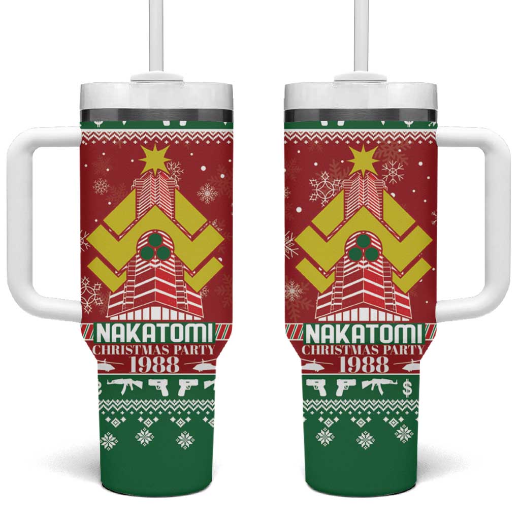 Nakatomi Christmas Party 1988 Tumbler With Handle Christmas Funny - Wonder Print Shop