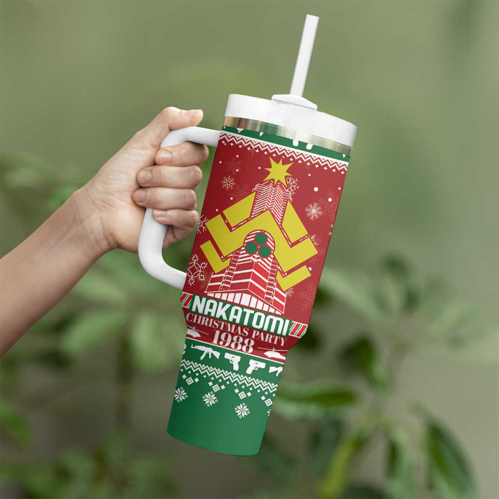 Nakatomi Christmas Party 1988 Tumbler With Handle Christmas Funny - Wonder Print Shop