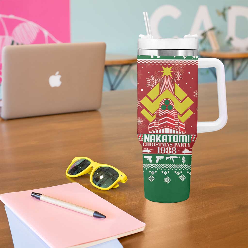 Nakatomi Christmas Party 1988 Tumbler With Handle Christmas Funny - Wonder Print Shop