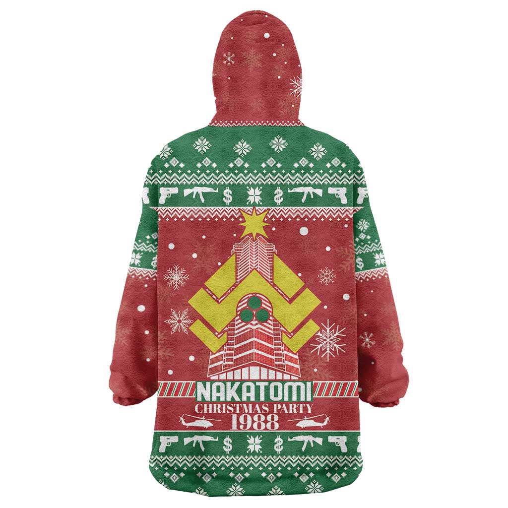 Nakatomi Christmas Party 1988 Wearable Blanket Hoodie Christmas Funny - Wonder Print Shop