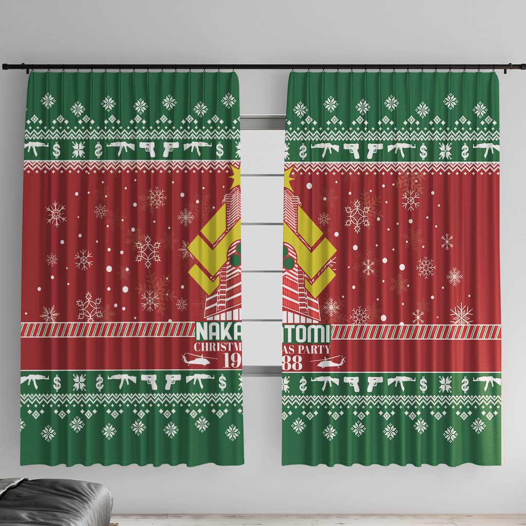 Nakatomi Christmas Party 1988 Window Curtain Christmas Funny - Wonder Print Shop