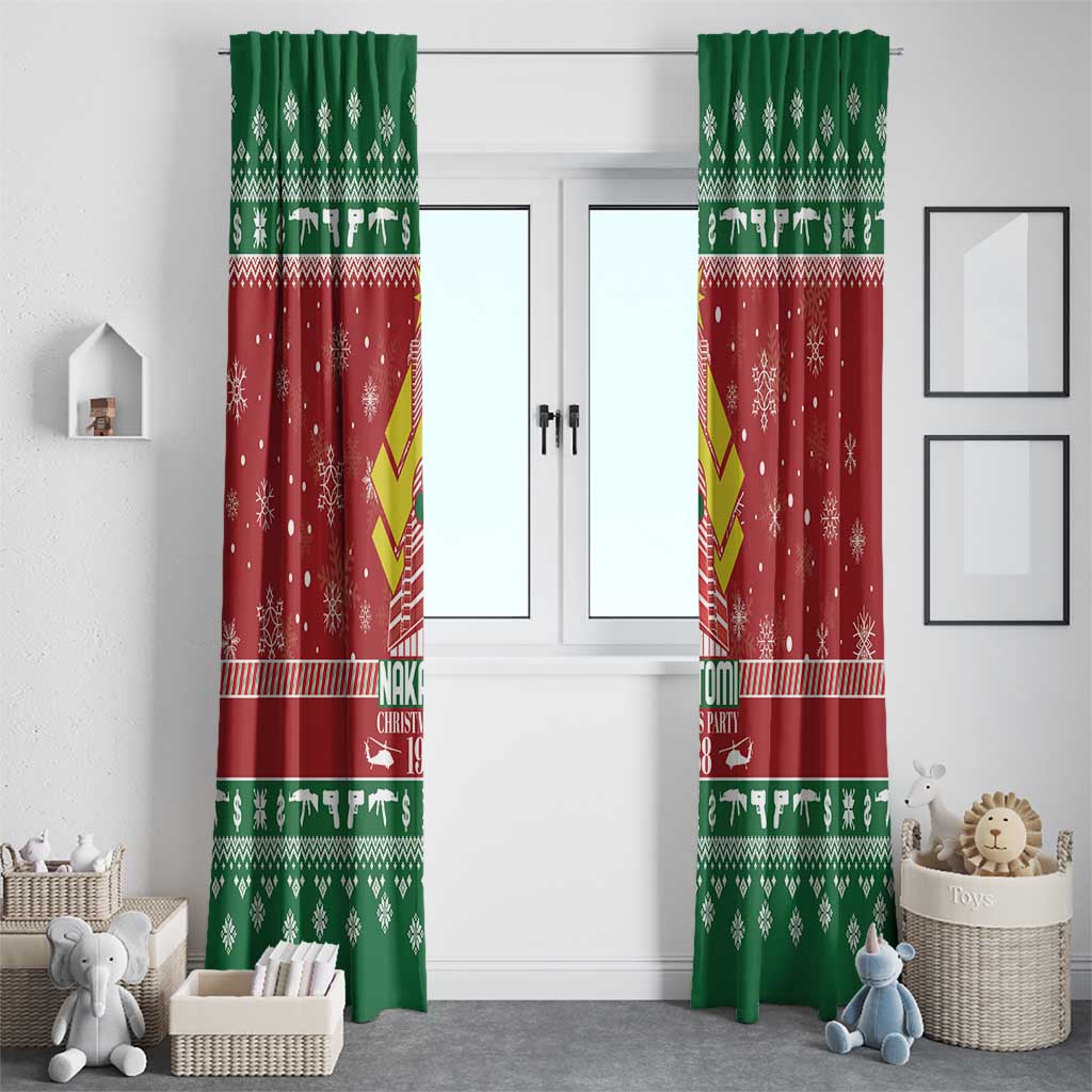Nakatomi Christmas Party 1988 Window Curtain Christmas Funny - Wonder Print Shop