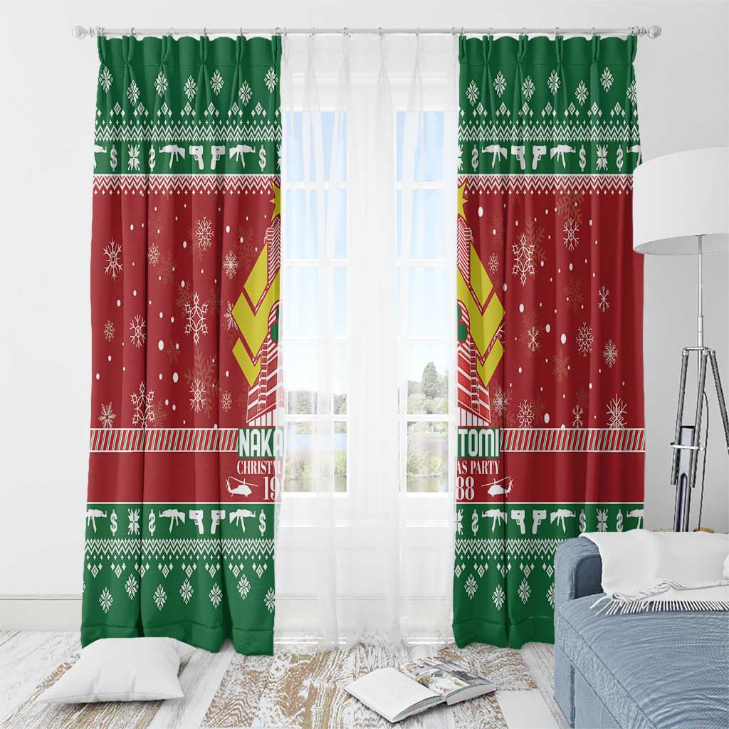 Nakatomi Christmas Party 1988 Window Curtain Christmas Funny - Wonder Print Shop